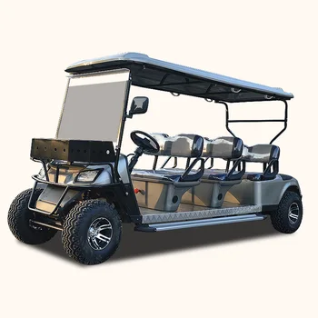 Оптовая продажа 4 Колесного Электрического клубного Автомобиля Golf Airport Hotel Patrol Car 2 4 6 местный Автомобиль Shuttle Golf Car  2